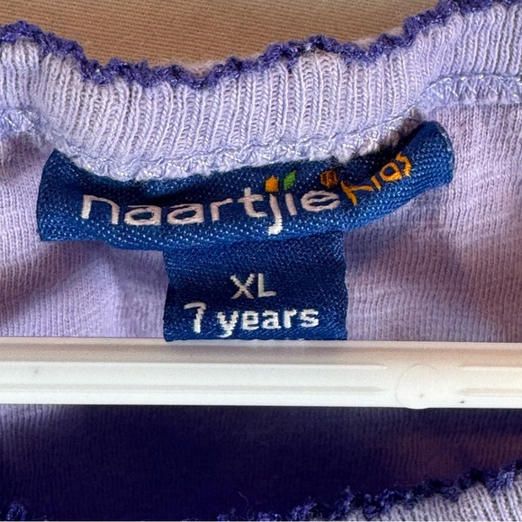Naartjie Flutter Sleeve Purple Blouse Girls Size XL - Picture 3 of 5